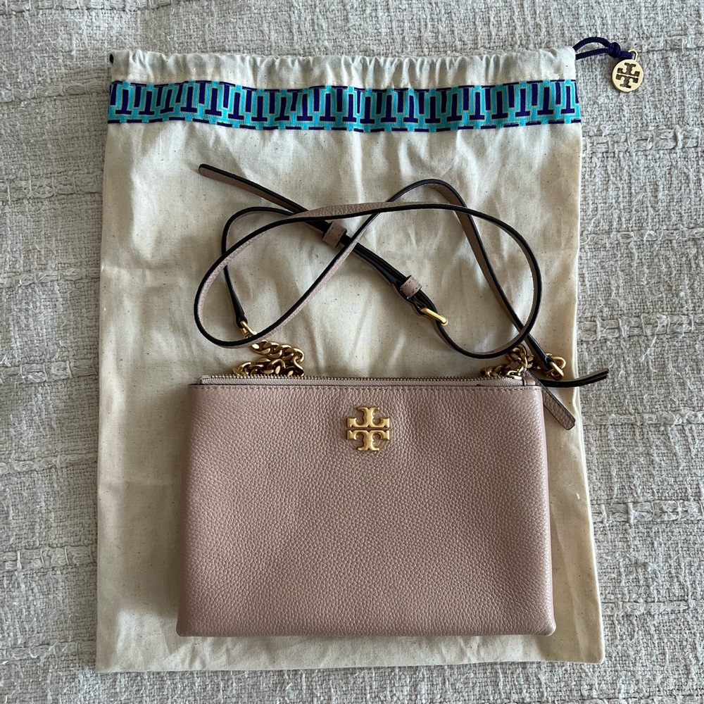 Tory Burch Tan Leather Crossbody Bag